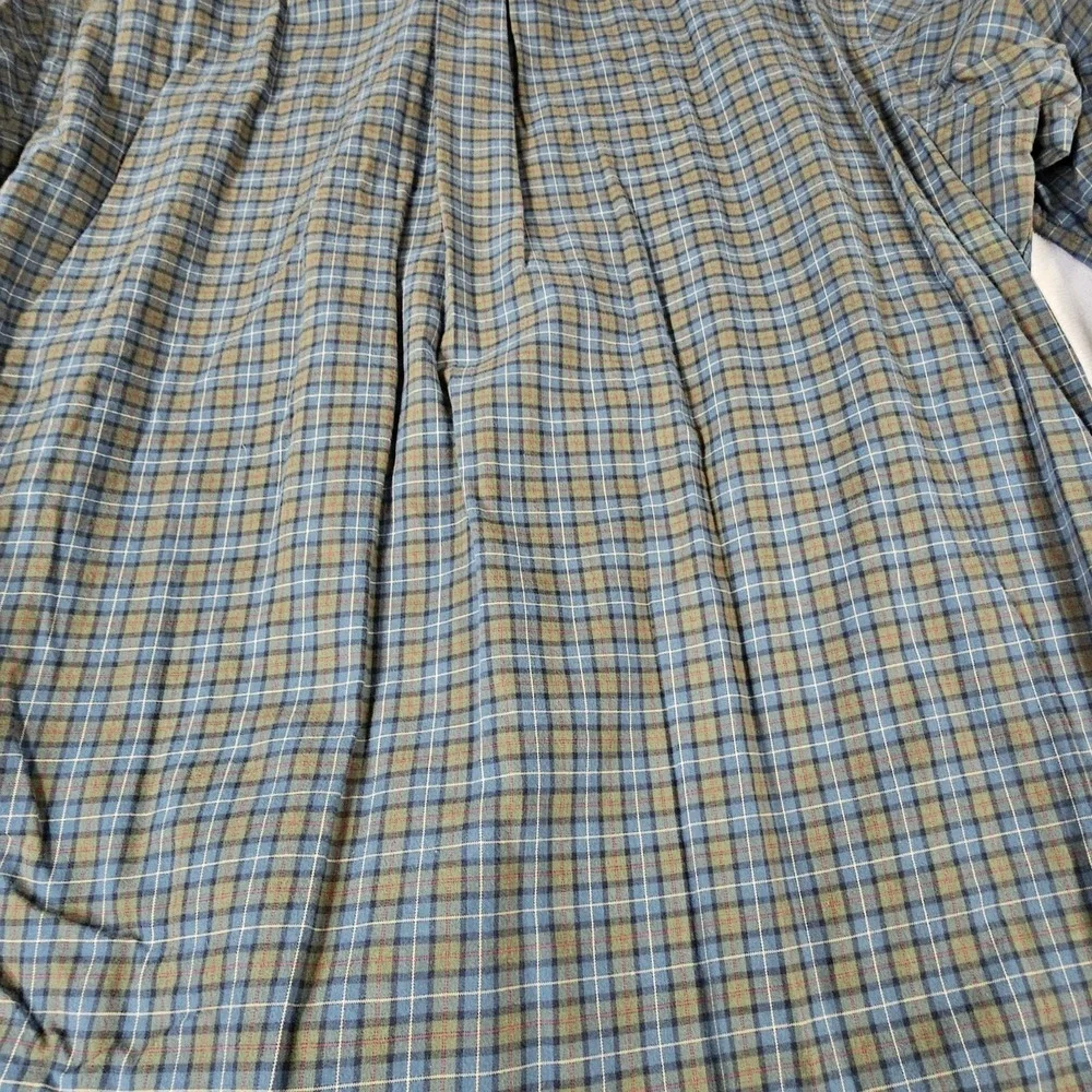 Polo Ralph Lauren Plaid Button Down Shirt Men's Size Large Classic Fit Gray